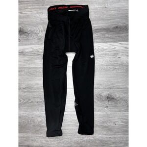 Nishiki Black Cycling Capri Padded Crop Pants Size Small Activewear Bike Legging